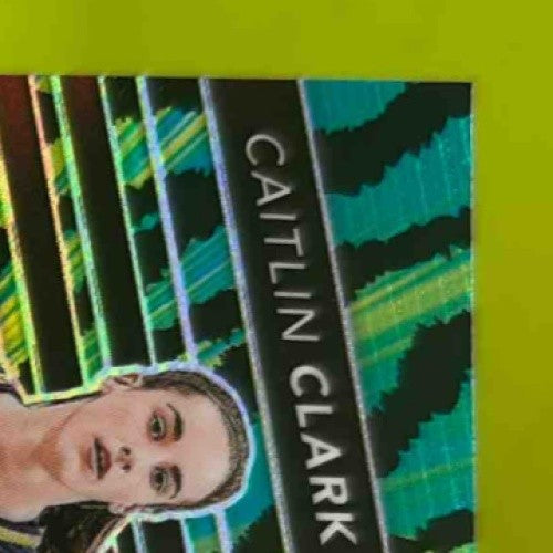 2025 Panini NSCC National VIP Caitlin Clark Baja Stripe Prizm #1 Indiana Fever - Sports Cards
