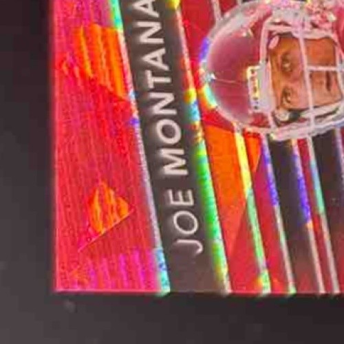 2025 Panini NSCC VIP Gold Packs Joe Montana Red Sparkle 32/99 #28 - Sports Cards