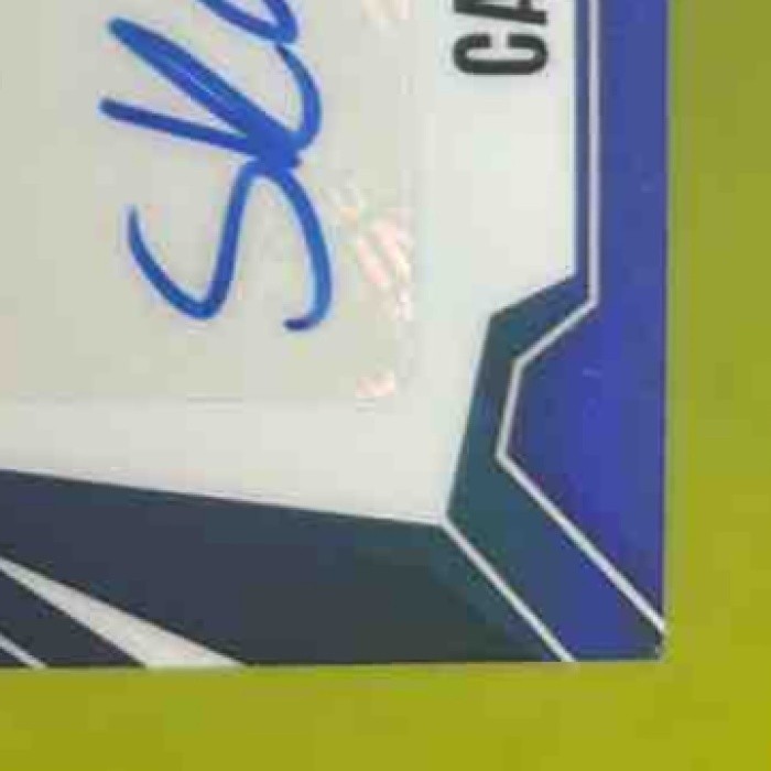 2025 Panini Phoenix Cam Skattebo Rookie Patch Auto Blue /49 MEM RC Giants TANKKK - Sports Cards