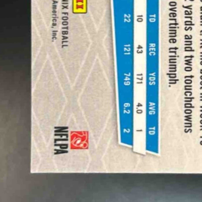 2025 Panini Phoenix Chuba Hubbard Blue /50 #75 Carolina Panthers - Sports Cards