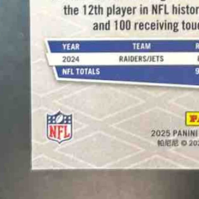 2025 Panini Phoenix Davante Adams Light Blue Pyramids /385 #26 Los Angeles Rams - Sports Cards