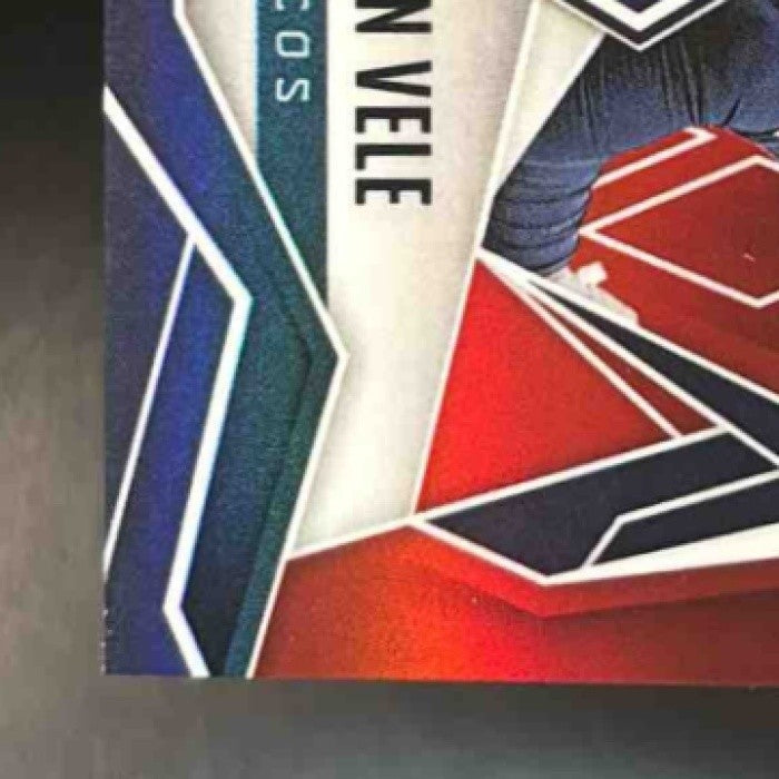 2025 Panini Phoenix Devaughn Vele Red /99 #14 Denver Broncos - Sports Cards
