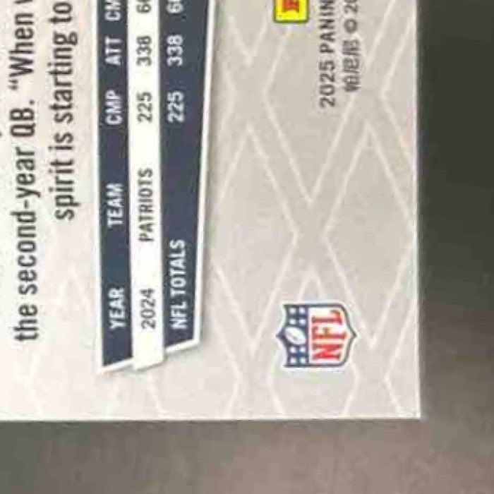 2025 Panini Phoenix Drake Maye Light Blue Lava /325 #111 New England Patriots - Sports Cards