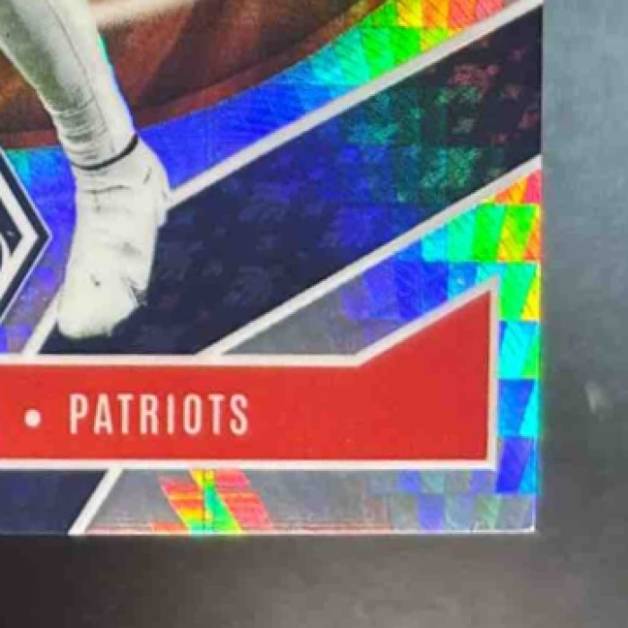 2025 Panini Phoenix Drake Maye Paragon Silver Hyper /299 #7 New England Patriots - Sports Cards