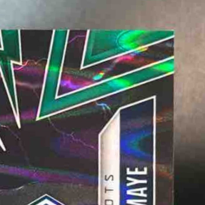 2025 Panini Phoenix Drake Maye Thunderbirds Green Seismic /25 #35 Patriots - Sports Cards