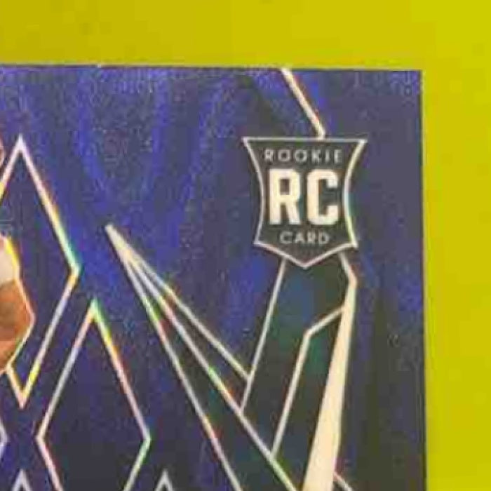 2025 Panini Phoenix Elic Ayomanor Blue Seismic /35 #167 RC Tennessee Titans - Sports Cards