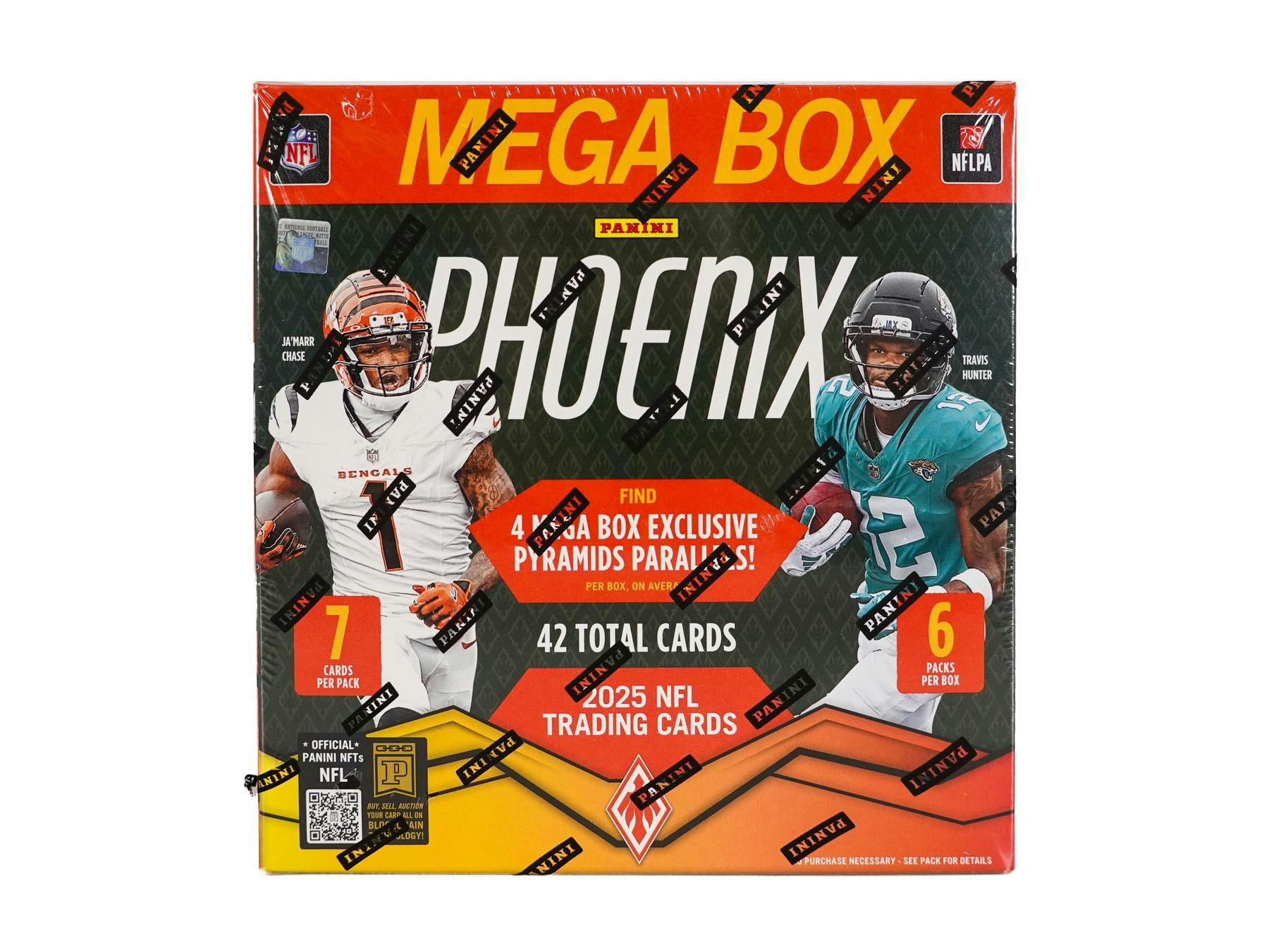 2025 Panini Phoenix Football Mega Box (Pyramids Parallels) - NFL Blaster