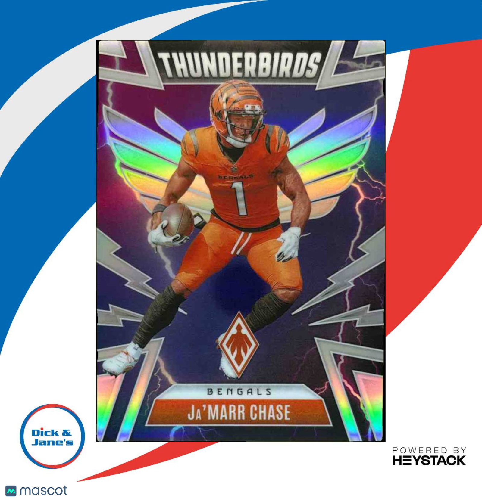 2025 Panini Phoenix Ja’Marr Chase Thunderbirds #11 Cincinnati Bengals - Sports Cards