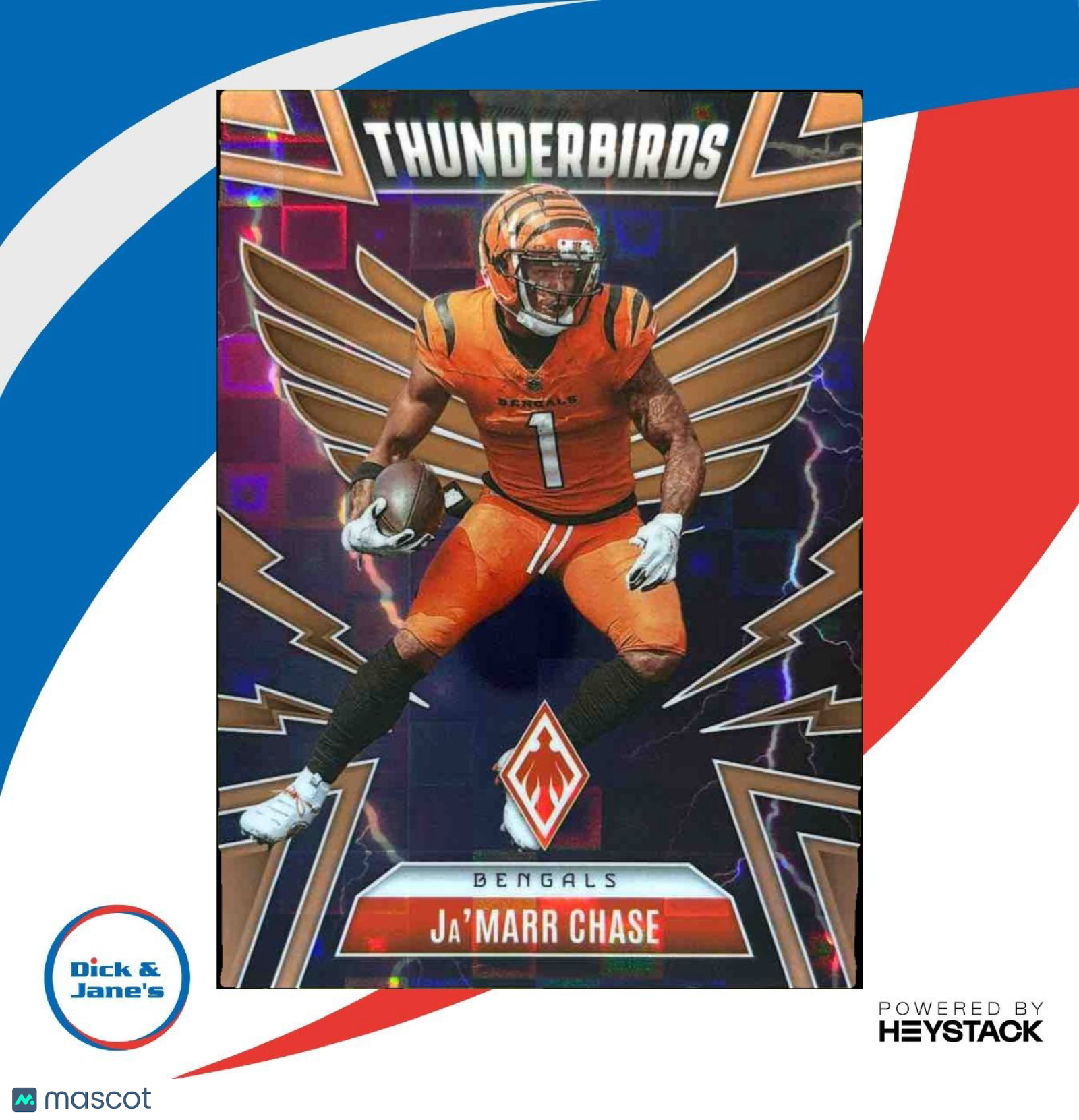 2025 Panini Phoenix Ja’Marr Chase Thunderbirds Bronze /125 Cincinnati Bengals - Sports Cards