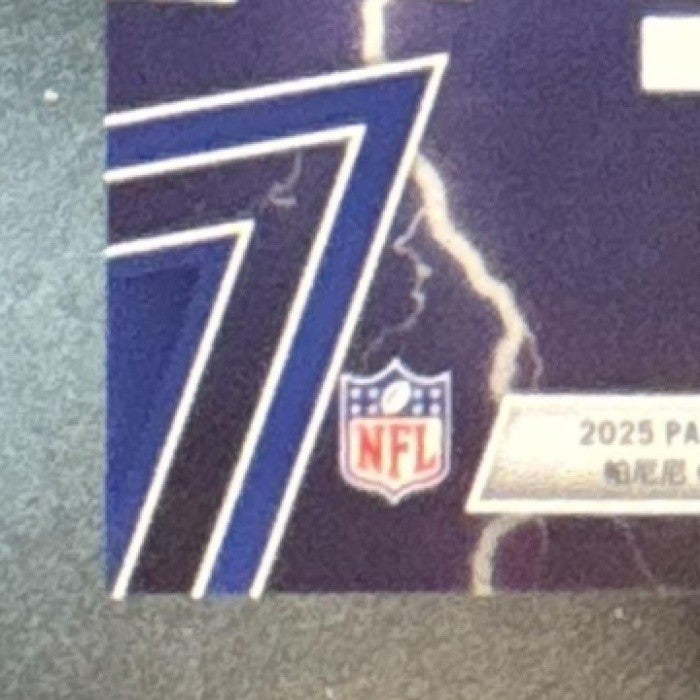2025 Panini Phoenix Jaxson Dart Thunderbirds Green Lazer /49 RC New York Giants - Sports Cards