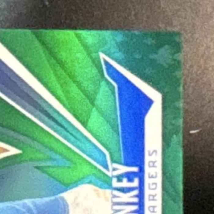2025 Panini Phoenix Ladd McConkey Green Prizm /25 #66 Los Angeles Chargers - Sports Cards