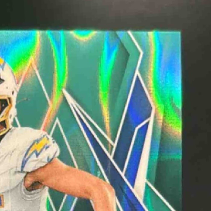 2025 Panini Phoenix Ladd McConkey Teal Lava /175 #66 Los Angeles Chargers - Sports Cards
