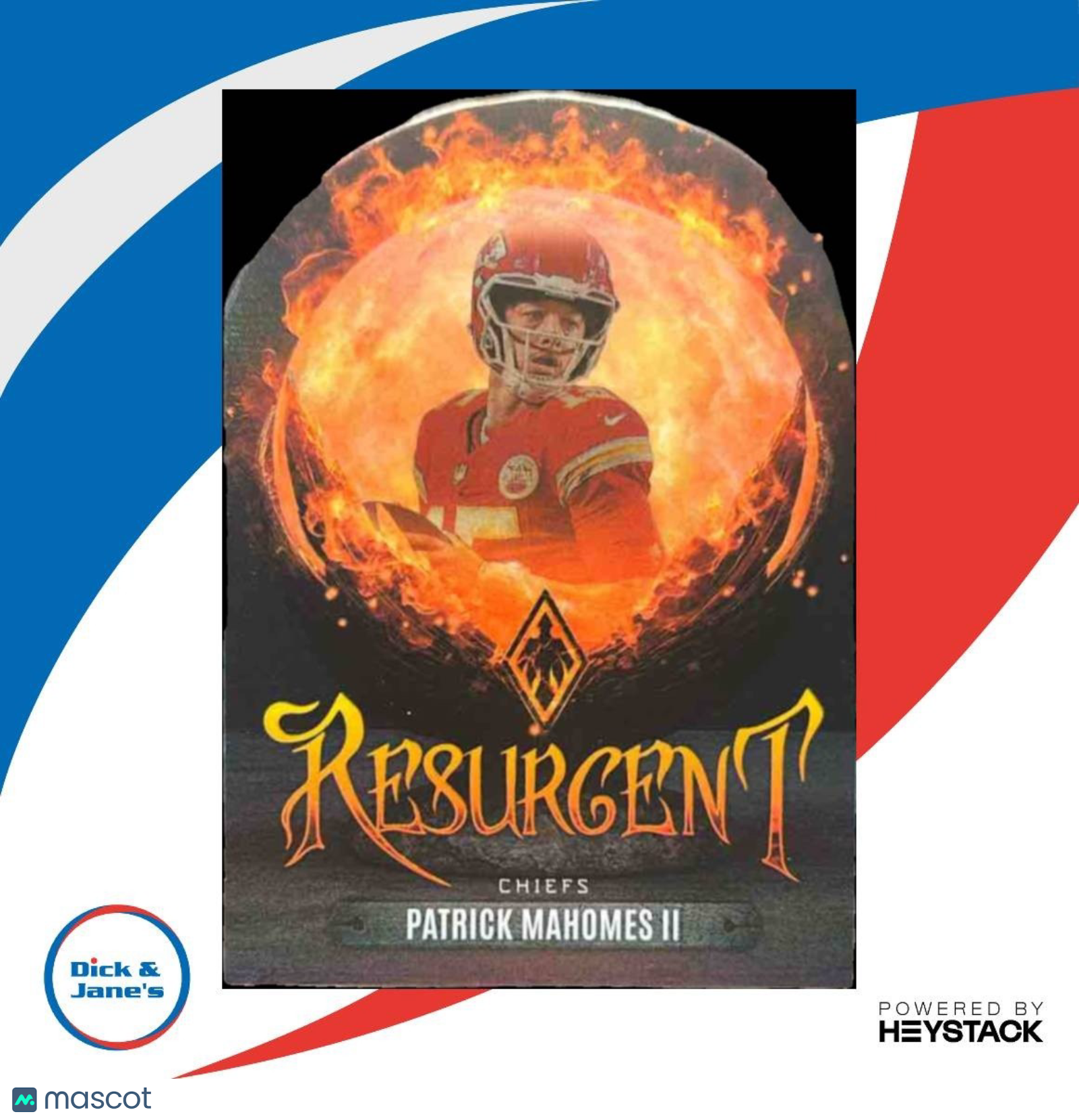 2025 Panini Phoenix Patrick Mahomes II Resurgent Snow Globe Kansas City Chiefs - Sports Cards