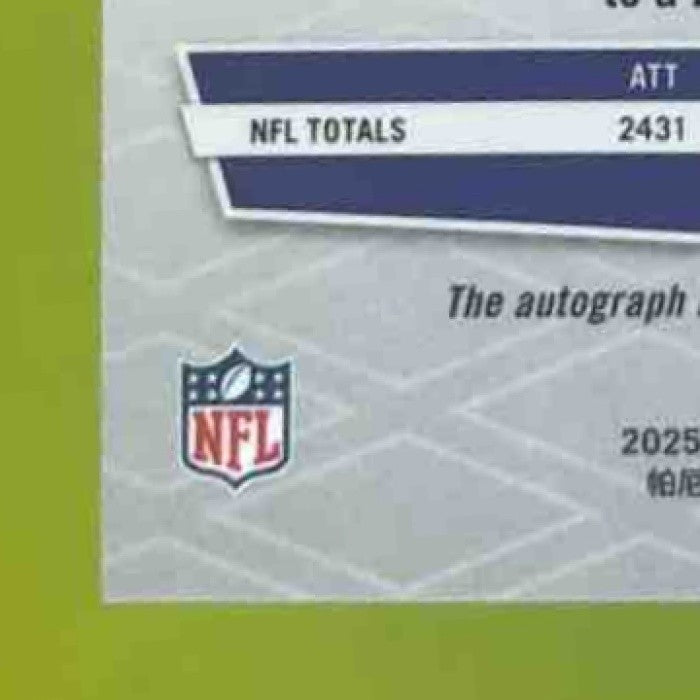 2025 Panini Phoenix Ricky Williams Auto Seismic /20 Baltimore Ravens - Sports Cards