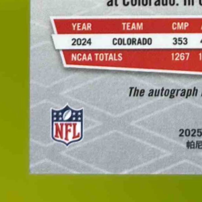 2025 Panini Phoenix Shedeur Sanders Rookies Auto Silver #154 RC Cleveland Browns - Sports Cards