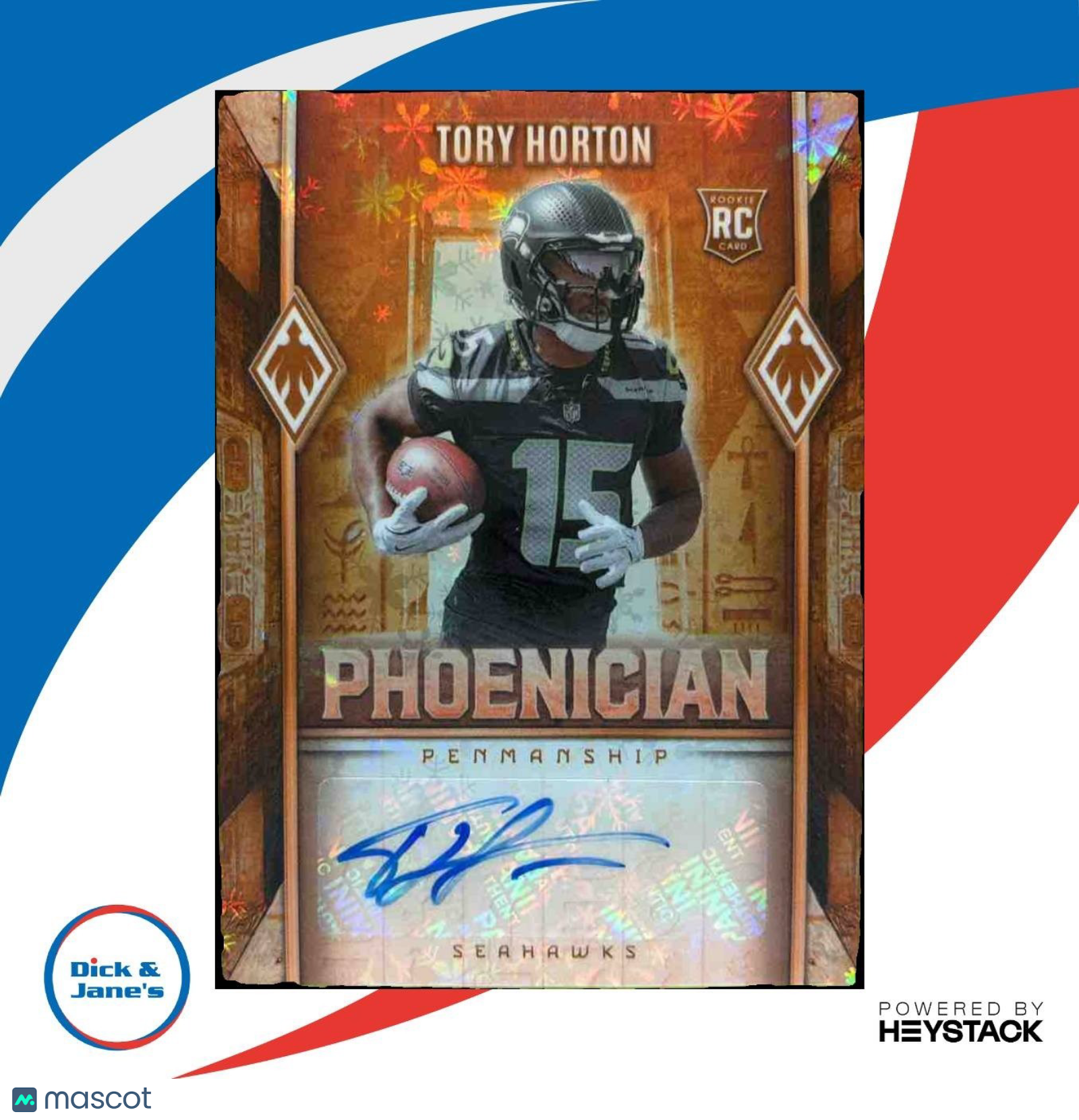 2025 Panini Phoenix Tory Horton Phoenician Penmanship Winter Auto /149 RC - Sports Cards