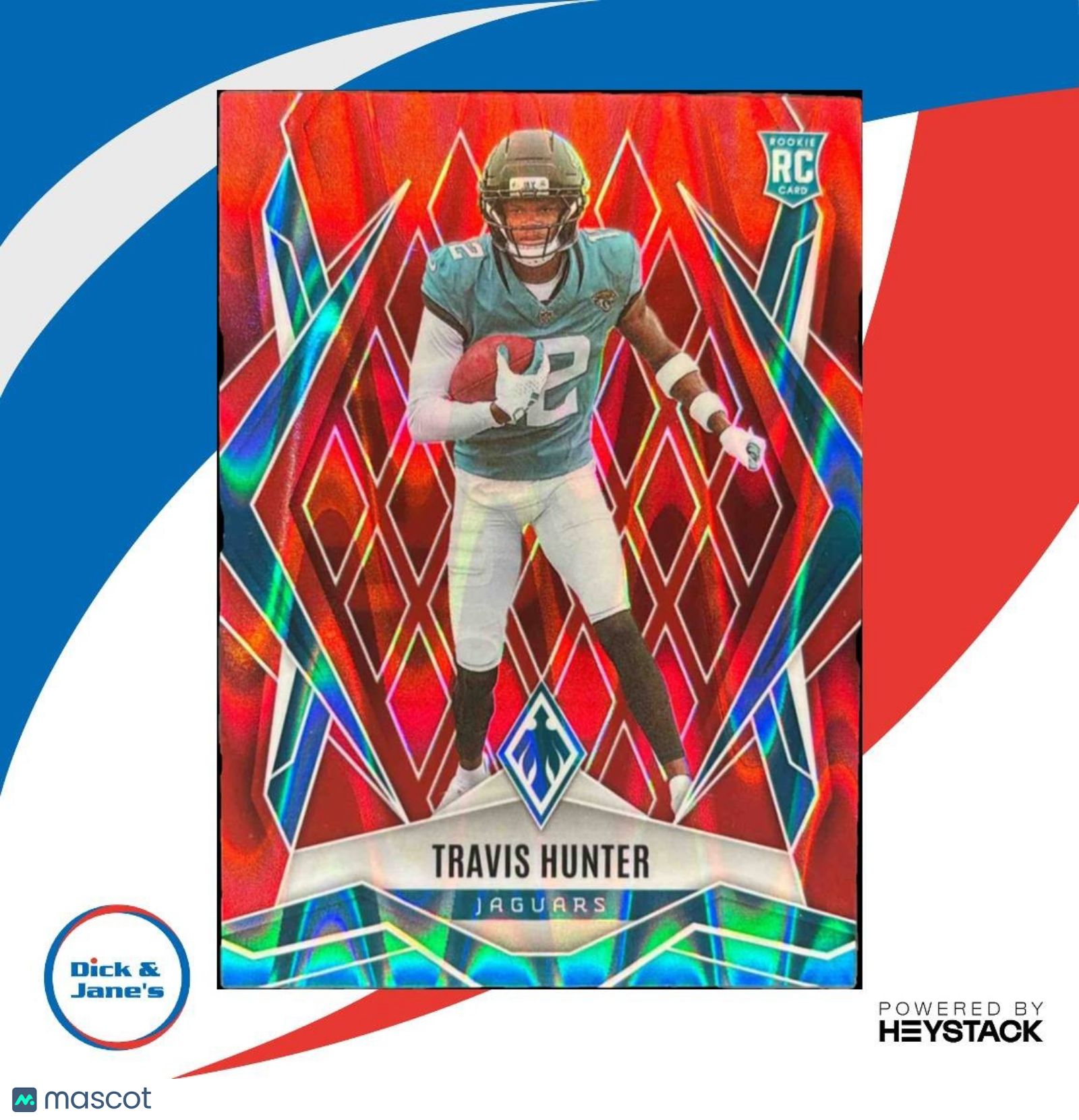 2025 Panini Phoenix Travis Hunter Red /99 #157 RC Jacksonville Jaguars - Sports Cards