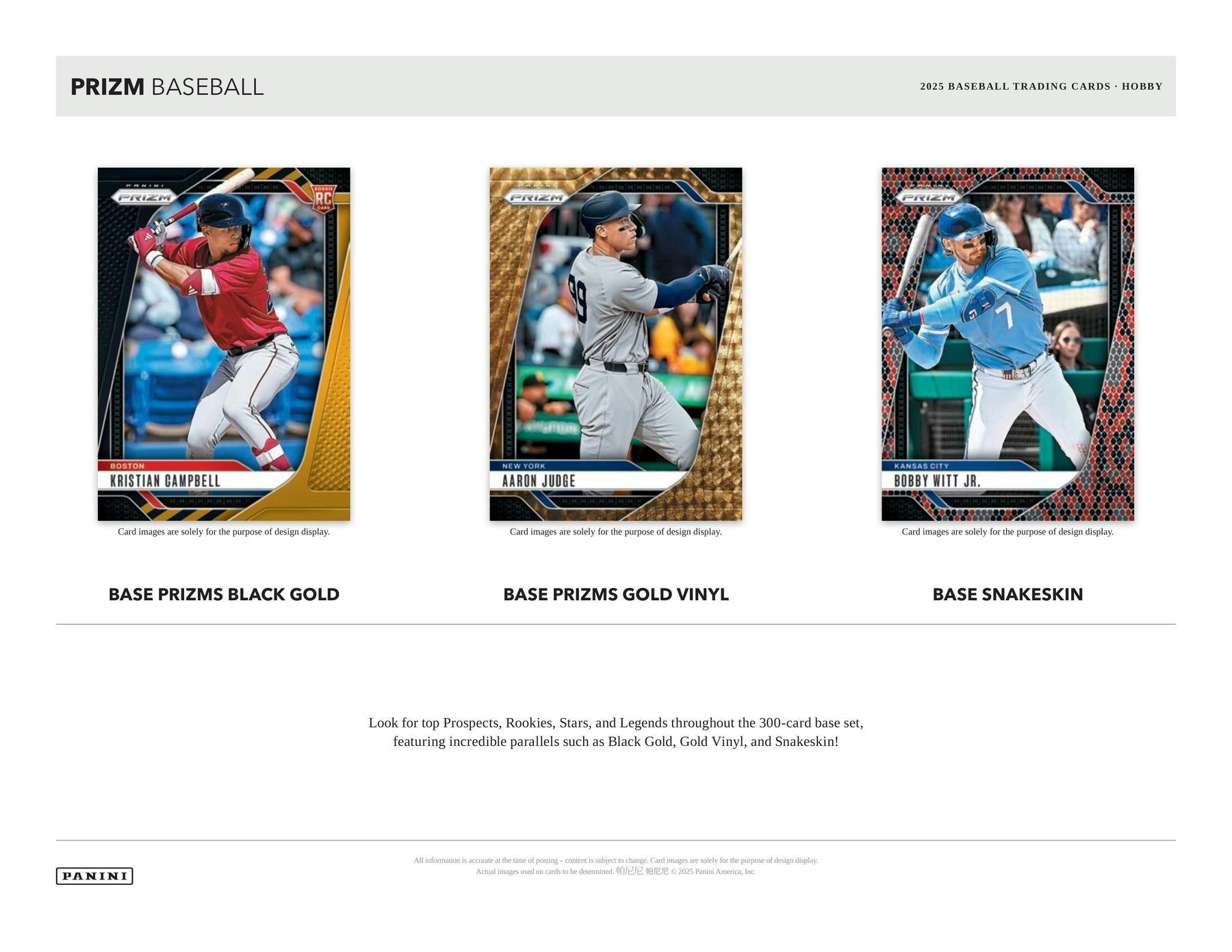 2025 Panini Prizm Baseball Hobby Box (3 Autos) - MLB Hobby Box