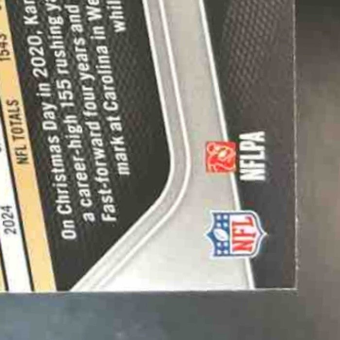 2025 Panini Prizm Black and Red Checkerboard Alvin Kamara #190 New Orleans Saint - Sports Cards