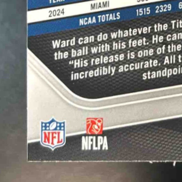 2025 Panini Prizm Cam Ward #352 RC Tennessee Titans - Sports Cards