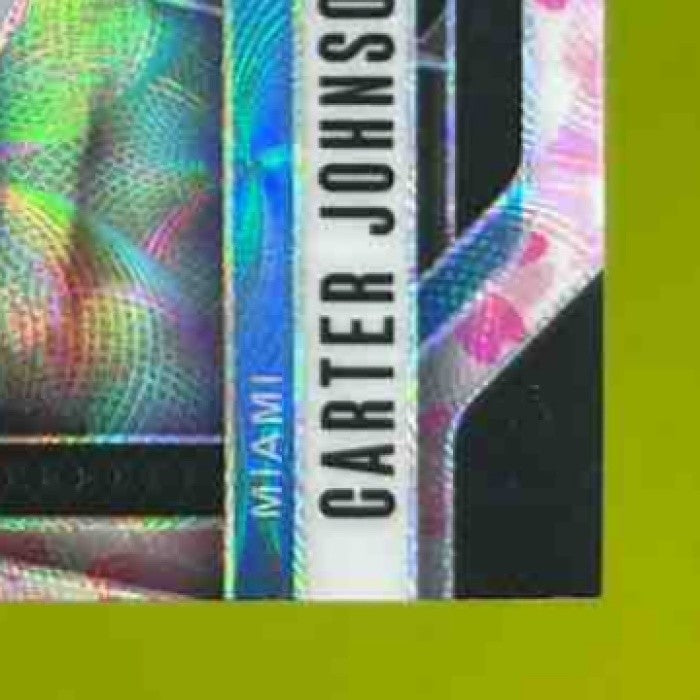 2025 Panini Prizm Carter Johnson Prizms Cherry Blossom 11/20 #91 Miami Marlins - Sports Cards