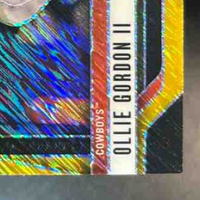 2025 Panini Prizm Draft Ollie Gordon II Gold Shimmer 1/15 #88 RC Cowboys - Sports Cards
