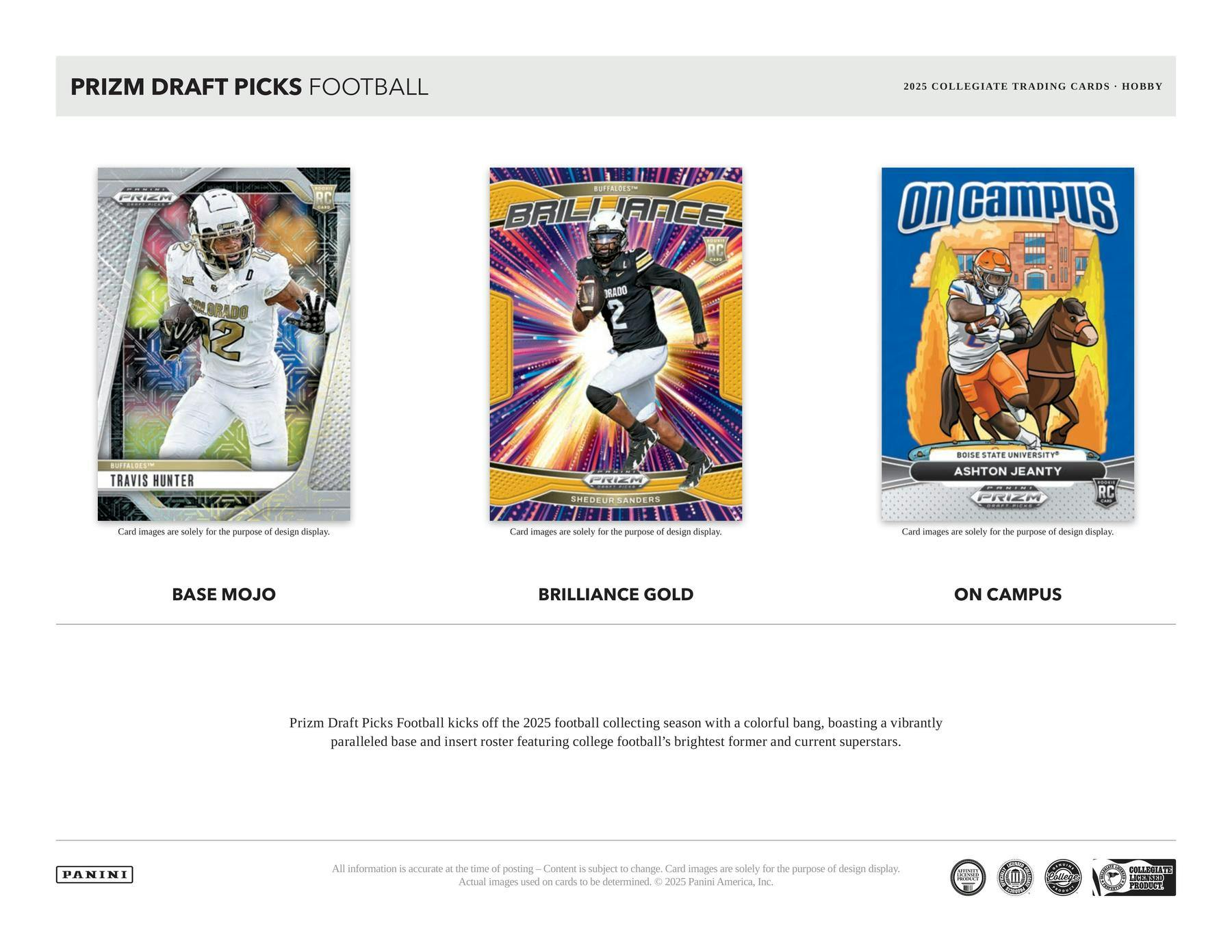 2025 Panini Prizm Draft Picks Football Hobby Box (4 Autos) - NFL Hobby Box