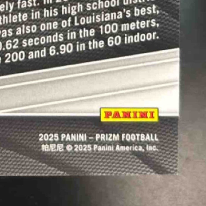 2025 Panini Prizm Dylan Sampson Blue Wave /230 #365 RC Cleveland Browns - Sports Cards