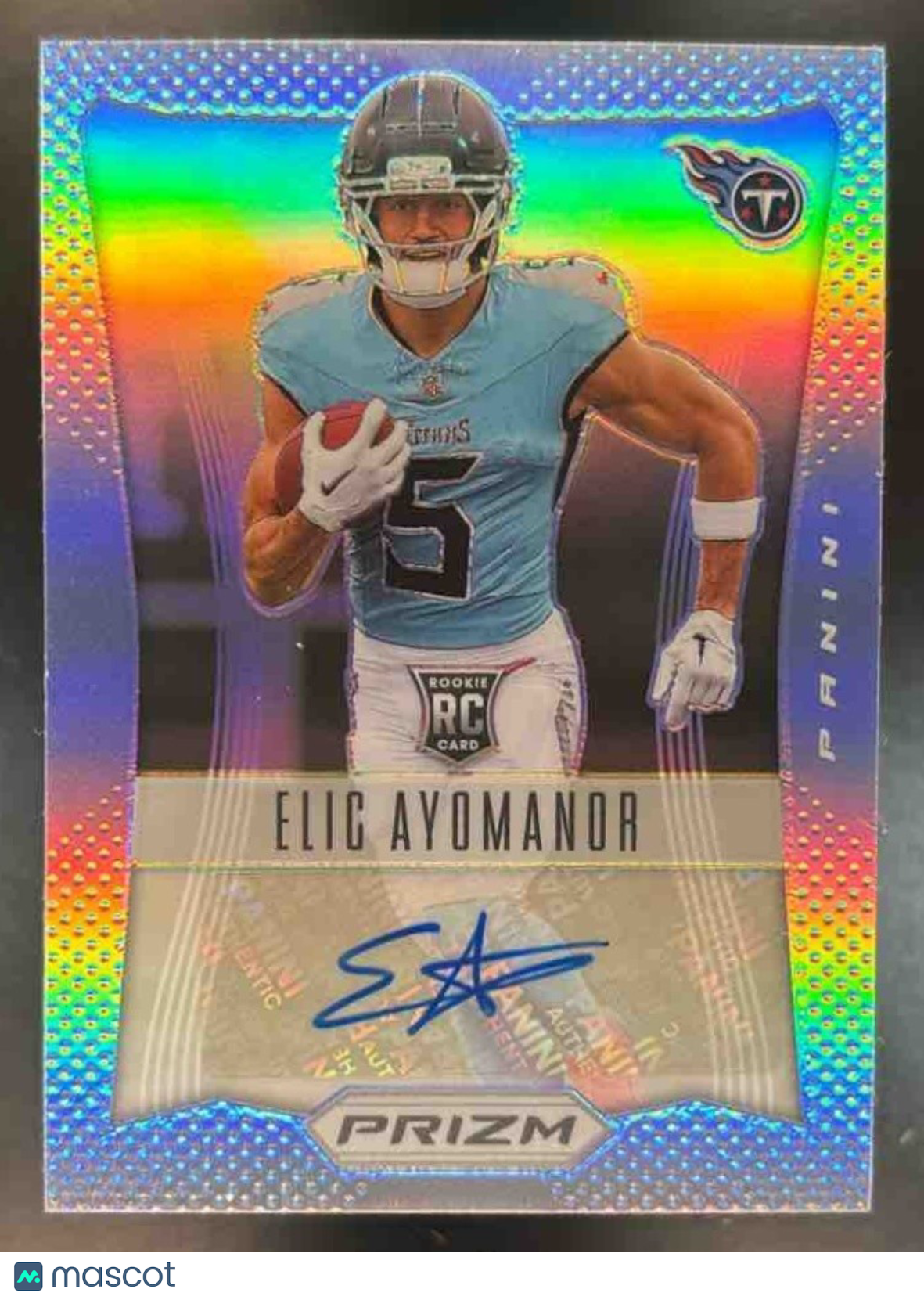 2025 Panini Prizm Elic Ayomanor Retro 2012 Signatures /149 RC Auto Titans - Sports Cards