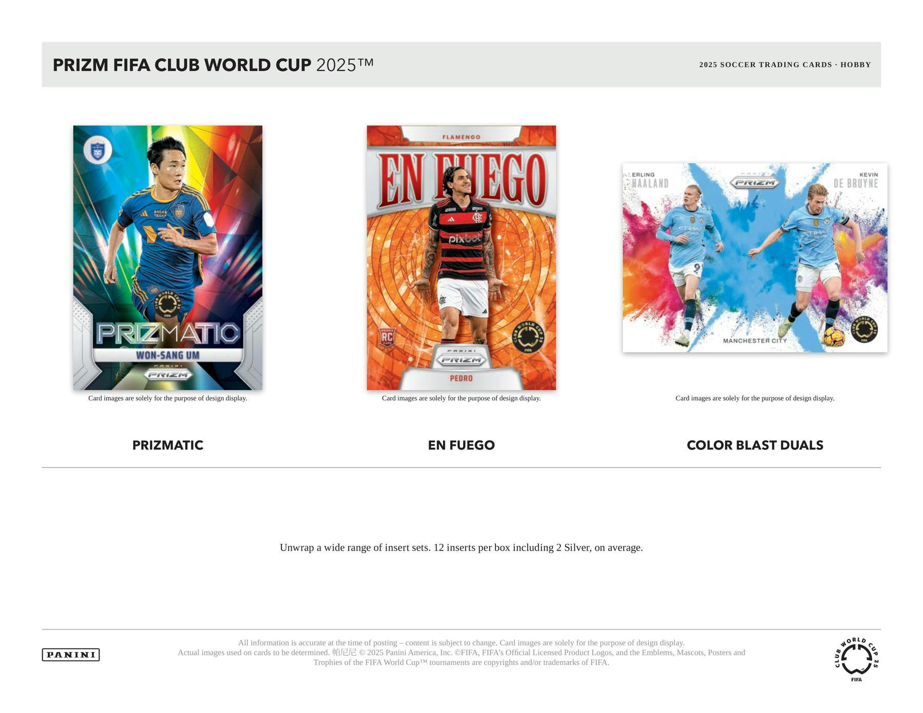 2025 Panini Prizm FIFA Club World Cup Soccer Hobby Box - Soccer