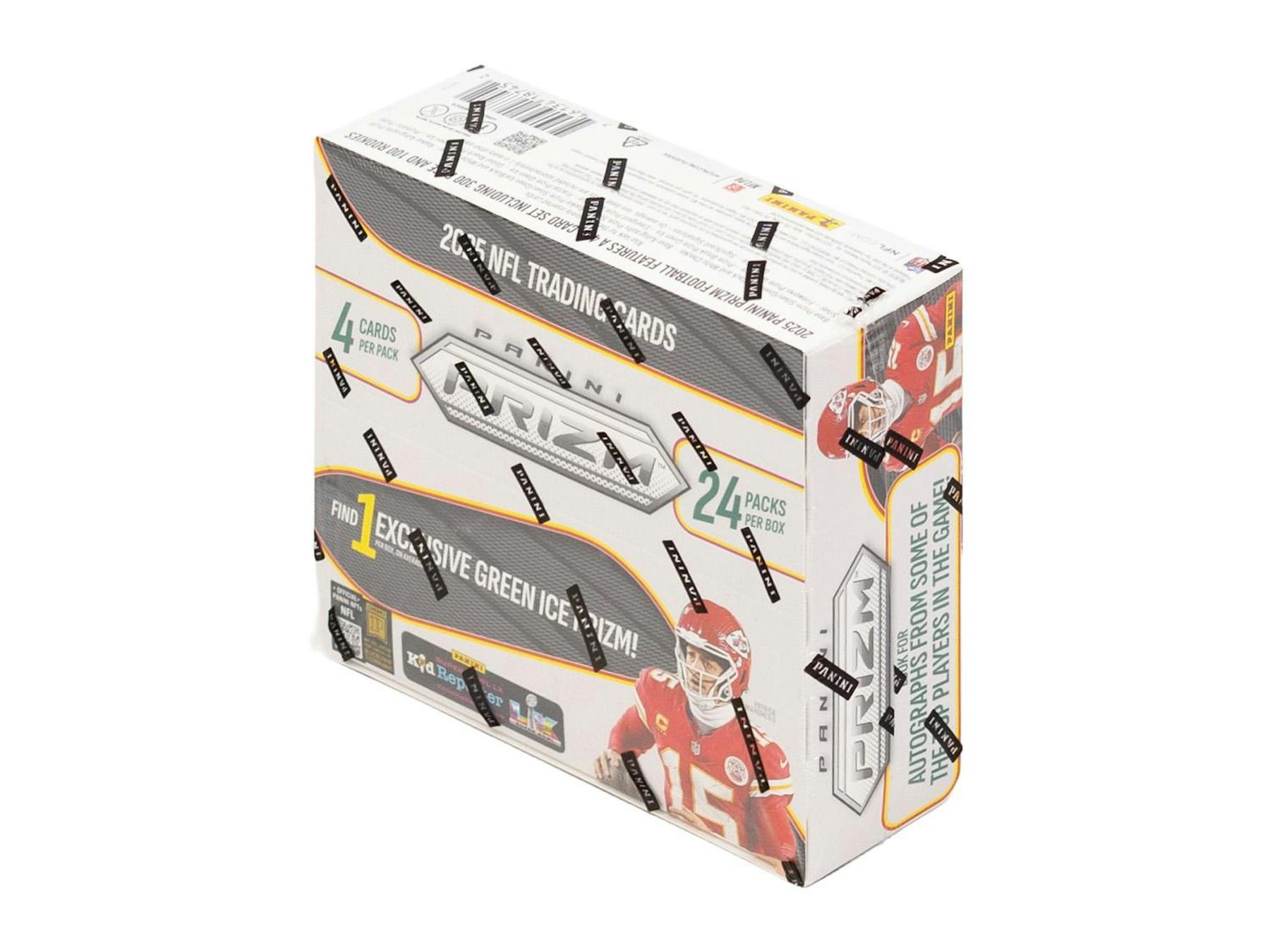 2025 Panini Prizm Football 24-Pack Retail Box (Green Ice Prizm) - NFL Blaster Box