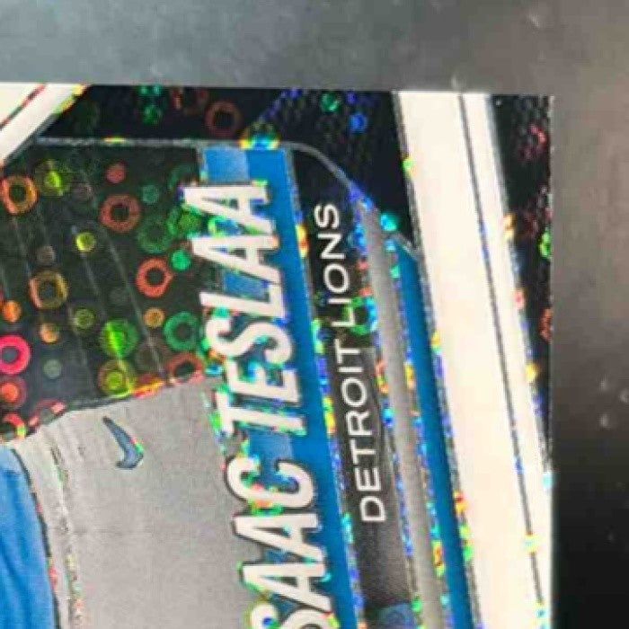 2025 Panini Prizm Isaac TeSlaa White Disco #316 RC Detroit Lions - Sports Cards