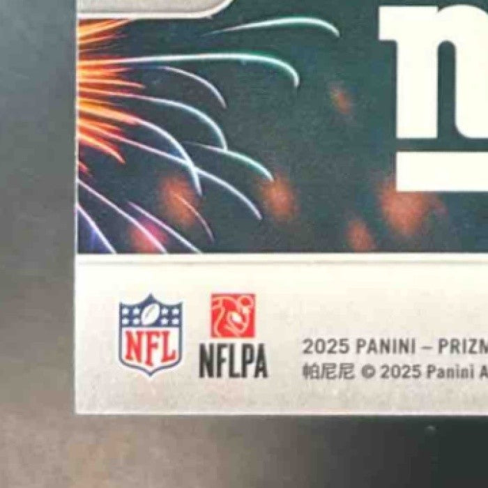 2025 Panini Prizm Jaxson Dart Fireworks #6 RC New York Giants - Sports Cards