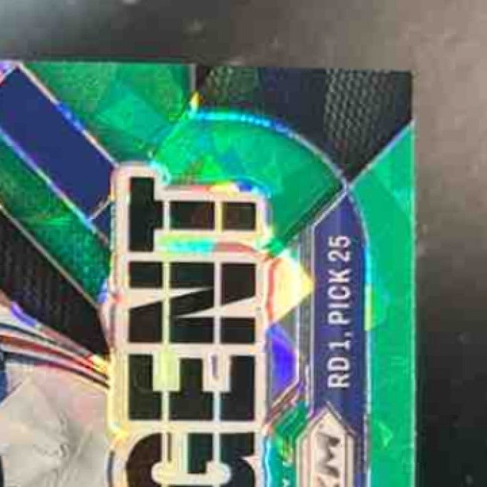 2025 Panini Prizm Jaxson Dart RC Emergent Green Ice #6 New York Giants - Sports Cards