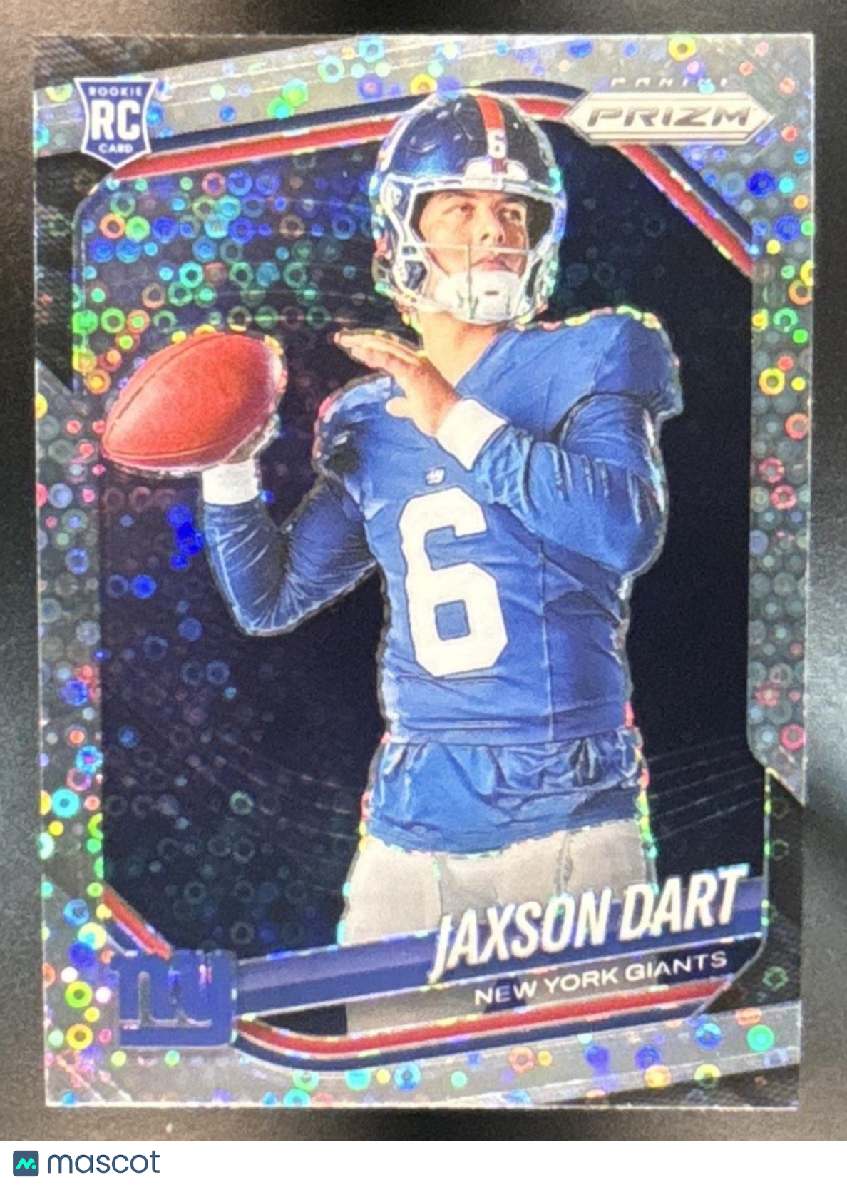 2025 Panini Prizm Jaxson Dart Rookie Variations No Huddle #430 New York Giants - Sports Cards