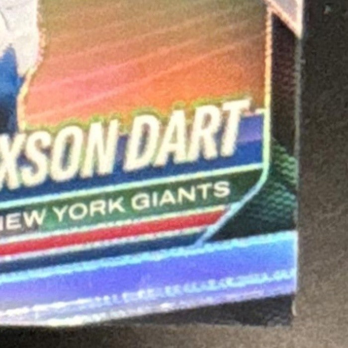 2025 Panini Prizm Jaxson Dart Silver #332 RC New York Giants - Sports Cards