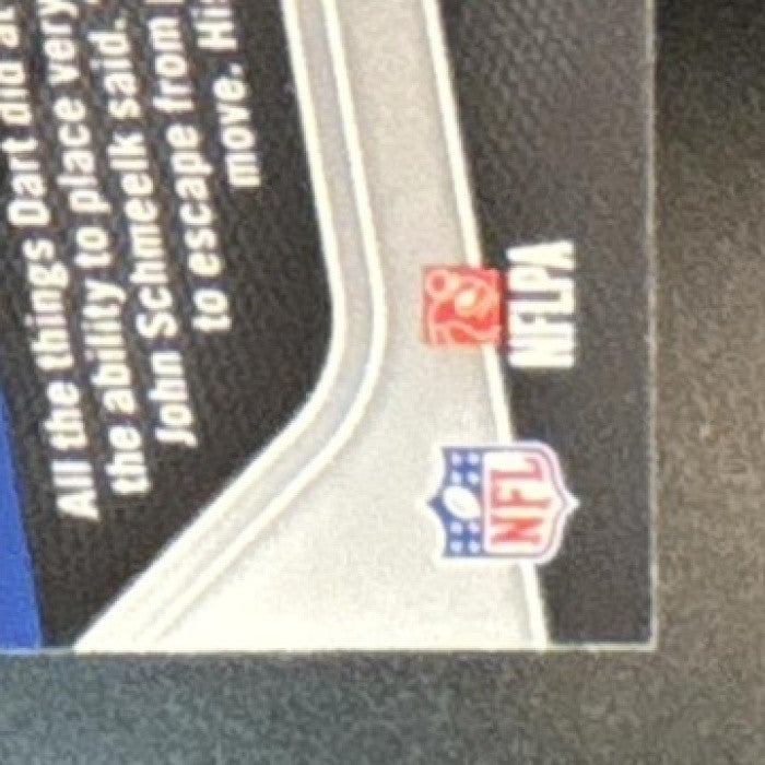 2025 Panini Prizm Jaxson Dart Silver #332 RC New York Giants - Sports Cards