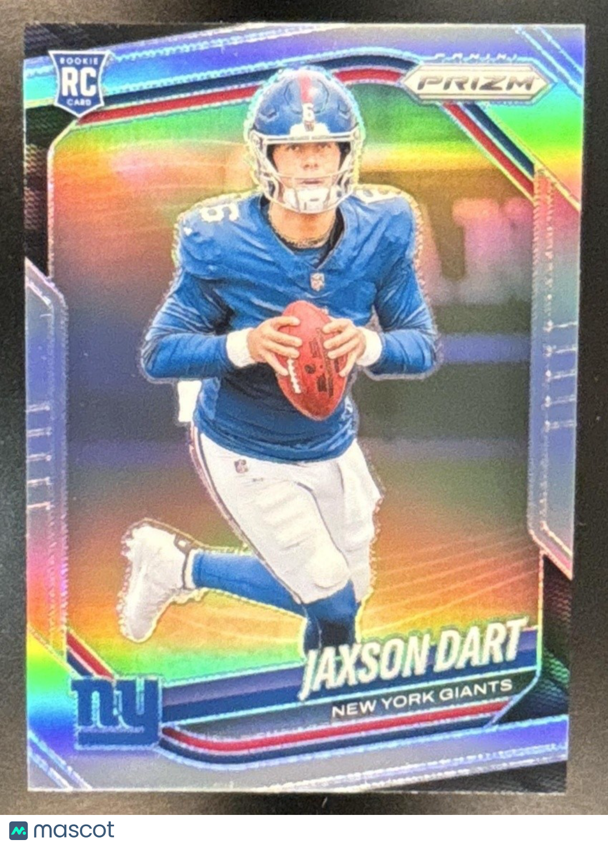 2025 Panini Prizm Jaxson Dart Silver #332 RC New York Giants - Sports Cards