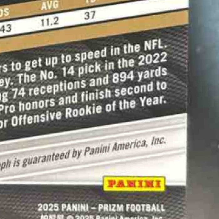 2025 Panini Prizm Jeremy Shockey Choice Auto /100 #200 New Orleans Saints - Sports Cards