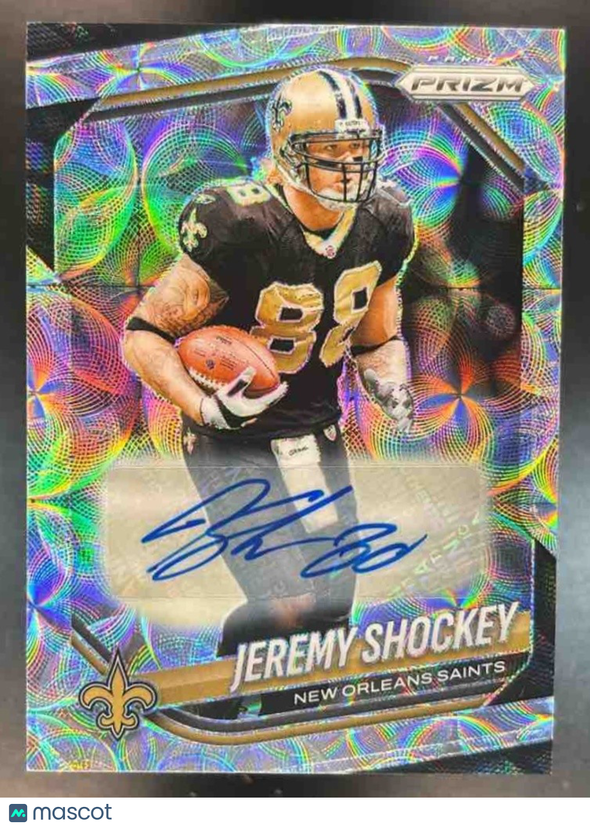 2025 Panini Prizm Jeremy Shockey Choice Auto /100 #200 New Orleans Saints - Sports Cards