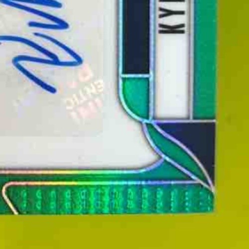 2025 Panini Prizm Kyle Manzardo Sensational Signatures Green Prizms #SS-KM Auto - Sports Cards