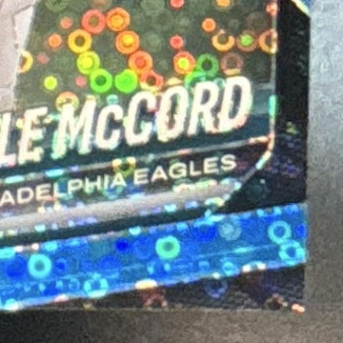 2025 Panini Prizm Kyle McCord No Huddle Blue /125 #377 RC Philadelphia Eagles - Sports Cards