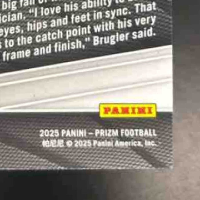 2025 Panini Prizm Matthew Golden Blue Ice 98/99 #326 RC Green Bay Packers - Sports Cards