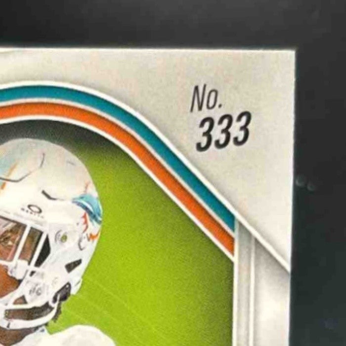 2025 Panini Prizm Ollie Gordon II Black & Red Checker #333 RC Miami Dolphins - Sports Cards