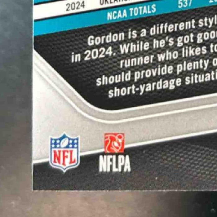 2025 Panini Prizm Ollie Gordon II Black & Red Checker #333 RC Miami Dolphins - Sports Cards