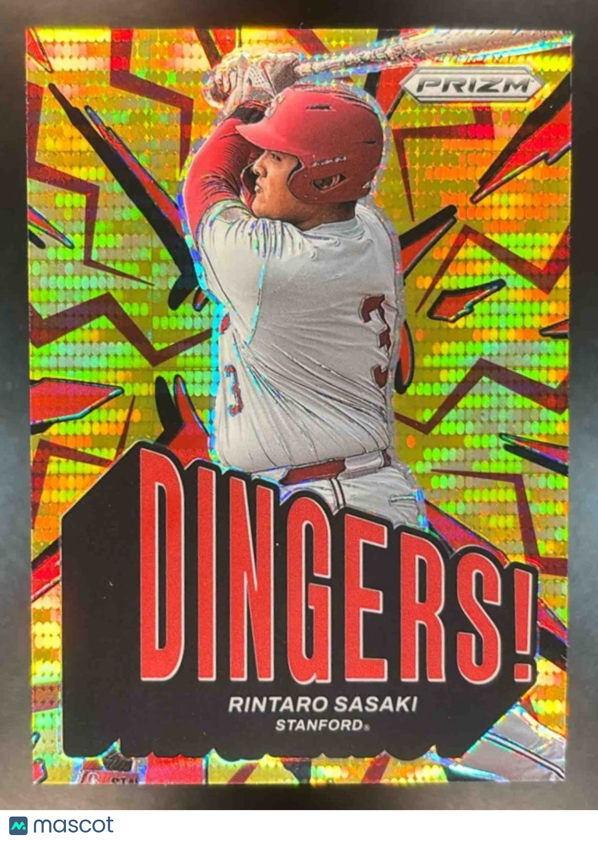 2025 Panini Prizm Rintaro Sasaki Dingers! Prizms Orange Pulsar /399 #23 - Sports Cards