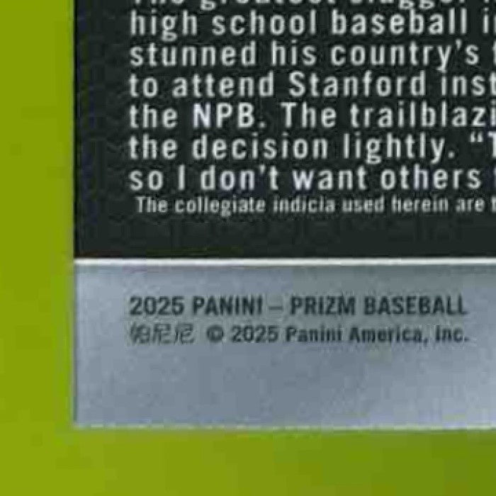 2025 Panini Prizm Rintaro Sasaki Prizms Blue Pulsar 37/75 #271 - Sports Cards