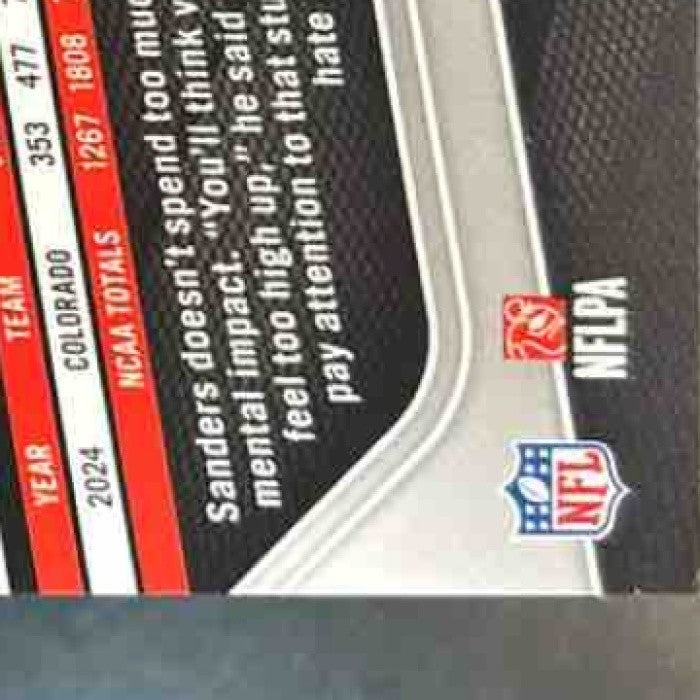 2025 Panini Prizm Shedeur Sanders Blue Wave /230 #302 RC Cleveland Browns - Sports Cards