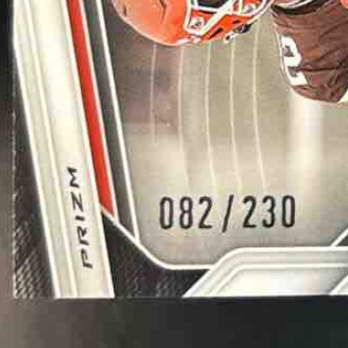 2025 Panini Prizm Shedeur Sanders Blue Wave /230 #302 RC Cleveland Browns - Sports Cards