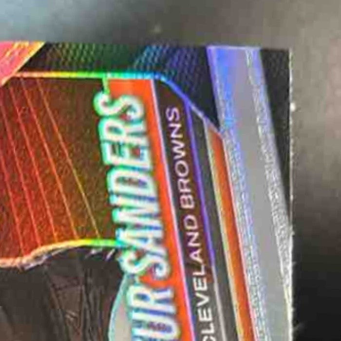 2025 Panini Prizm Shedeur Sanders Rookie Variations Silver #405 Cleveland Browns - Sports Cards